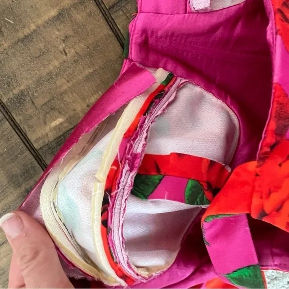 Monique Dress in Floral Pink - Picture 6 of 10